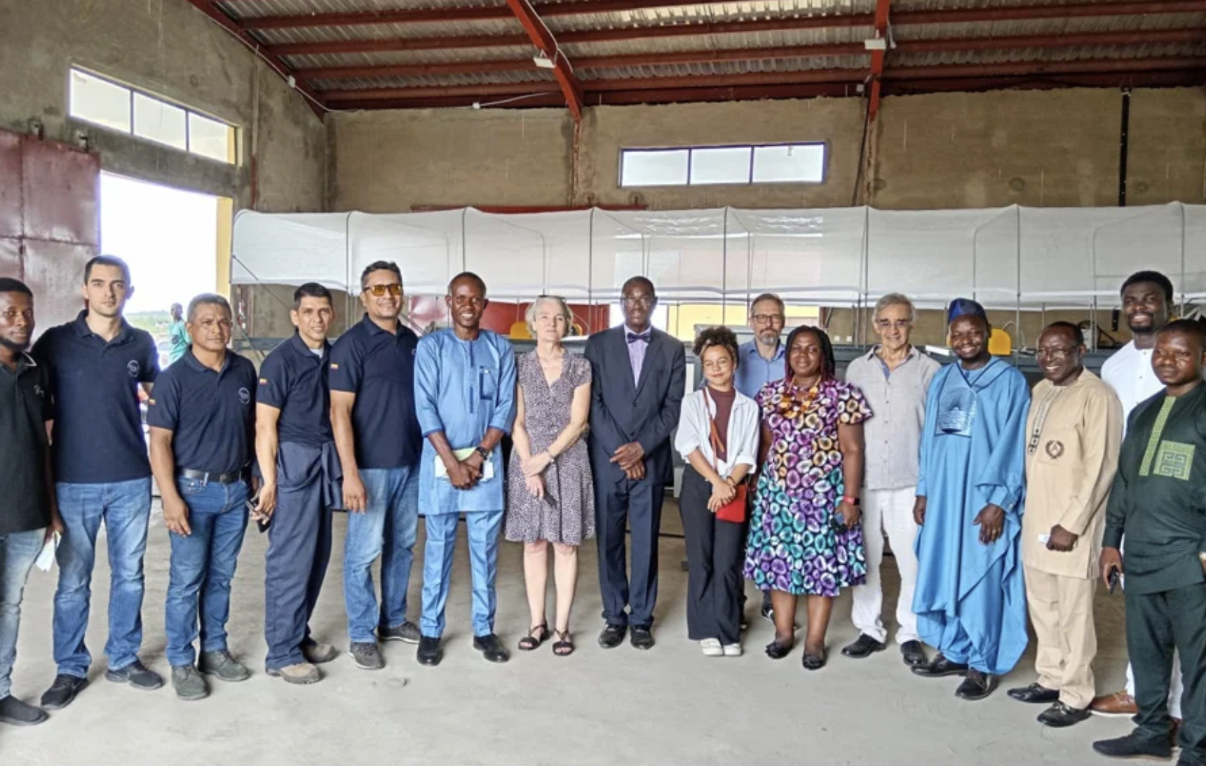 Planta de procesamiento de harina de yuca en Nigeria